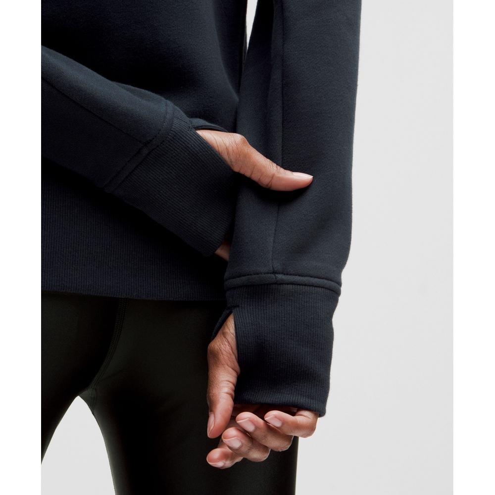 Lululemon Scuba Full Zip Hoodie True Navy Gold