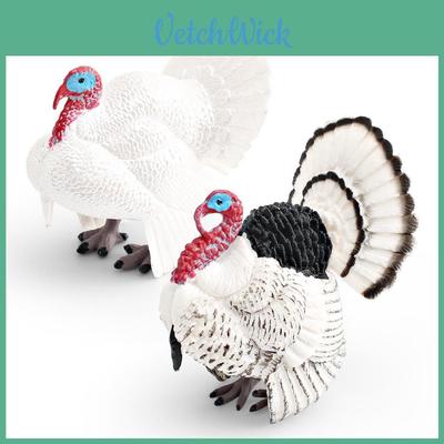 Turkey Farm Animal Model Pvc Collectible Decorative Figurine For Childrens Educational Play