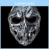 Zilver en Koper Predator Harsmasker Rollenspel Requisiet Voor Halloween en Feestdecoratie