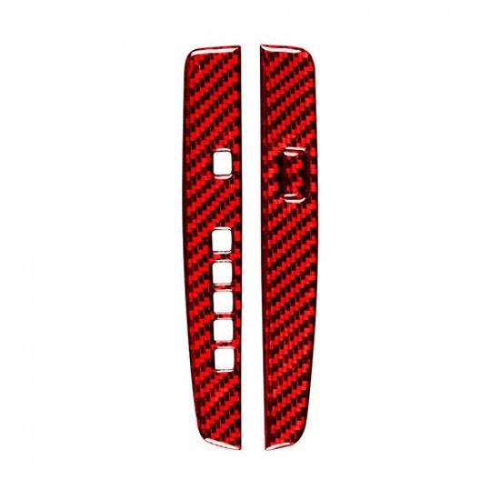Real Carbon Fiber Car Gear Shift Panel Cover Trim For 2014-2017 Honda Accord