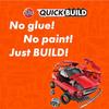 Airfix Non-Scale Quick Build Series Ford Mustang GT 1968 Pre-painted Block-Based Assembly Kit QB6035