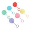 6 Pcs Reusable Water Balloons with Pull Ring Multi Color Water Splash Ball Silicone Water Ball Toys for Children
