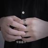 Bague de Mode Rétro pour Hommes Anneau Simple Ins Hip Hop Index d'Étudiants Ouverte Réglable Personnalité Garçons Bague pour Dames