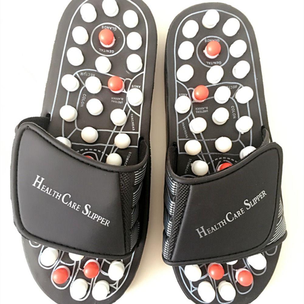 Unisex Acupressure Massage Slippers Rotating Reflexology Sandals Foot Massage Shoes  Fasciitis
