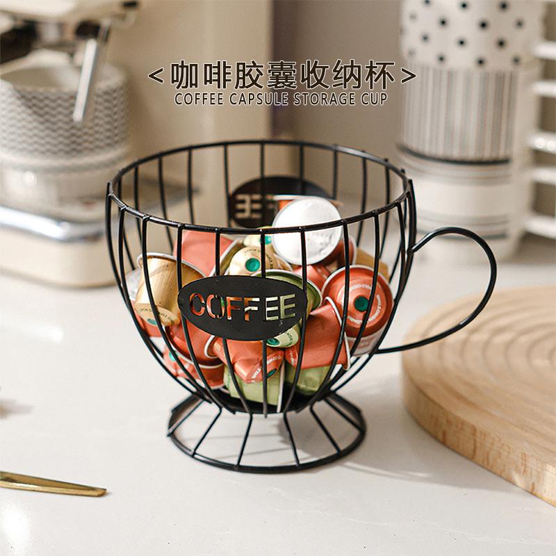 Large Capacity Coffee Pod Organizer Holder for Kitchen Countertop Convenient Stylish Storage Rack for Coffee Pod Stands Decor