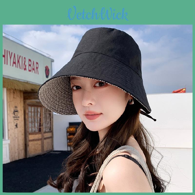 Trendy Summer Fisherman Cap With Adjustable Fit And Uv Protection For Women