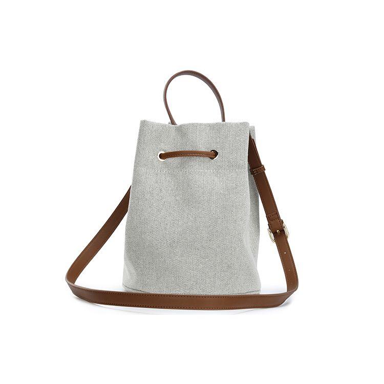 FILA Casual Fashion Versatile PU Crossbody Bag Handheld Small Tote Women bags Khaki F13W227170F-LK