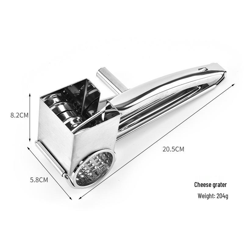 Stainless Steel Cheese Grater, Chocolate Shaver, and Vegetable Peeler