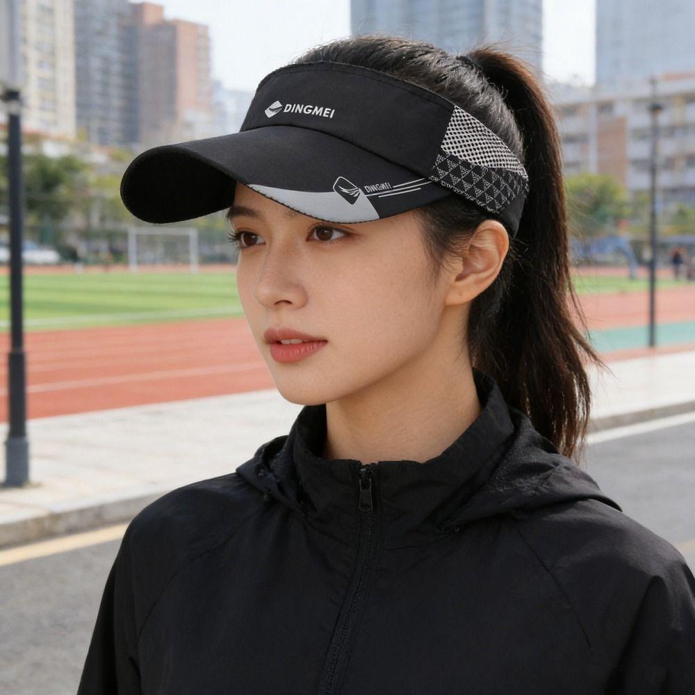 Breathable Sports Visor Empty Top Tennis Hat Summer Sun Hat  Running