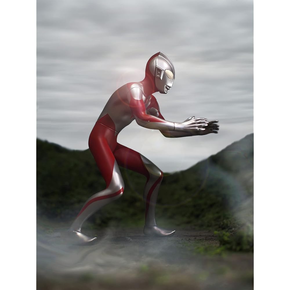 CCP 1/8 Collectible Series Shin Ultraman Ultraman Fighting Pose Ver. with LED Light-Up Gimmick, Approximately 16cm Tall, Pre-painted PVC Soft Vinyl Fi