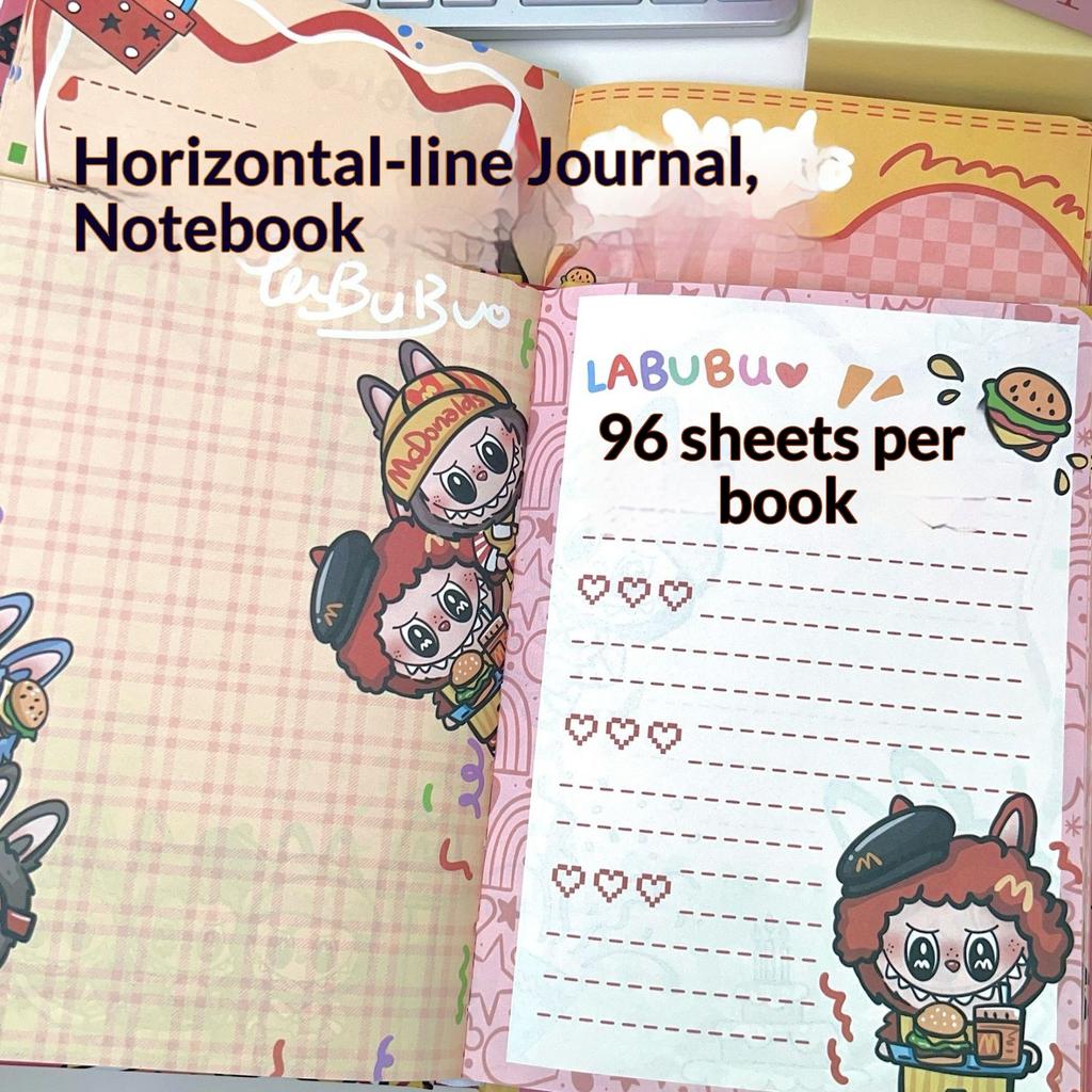 M Record Rabub Color Page Notebook A5 Student Horizontal Line Diary Handbook