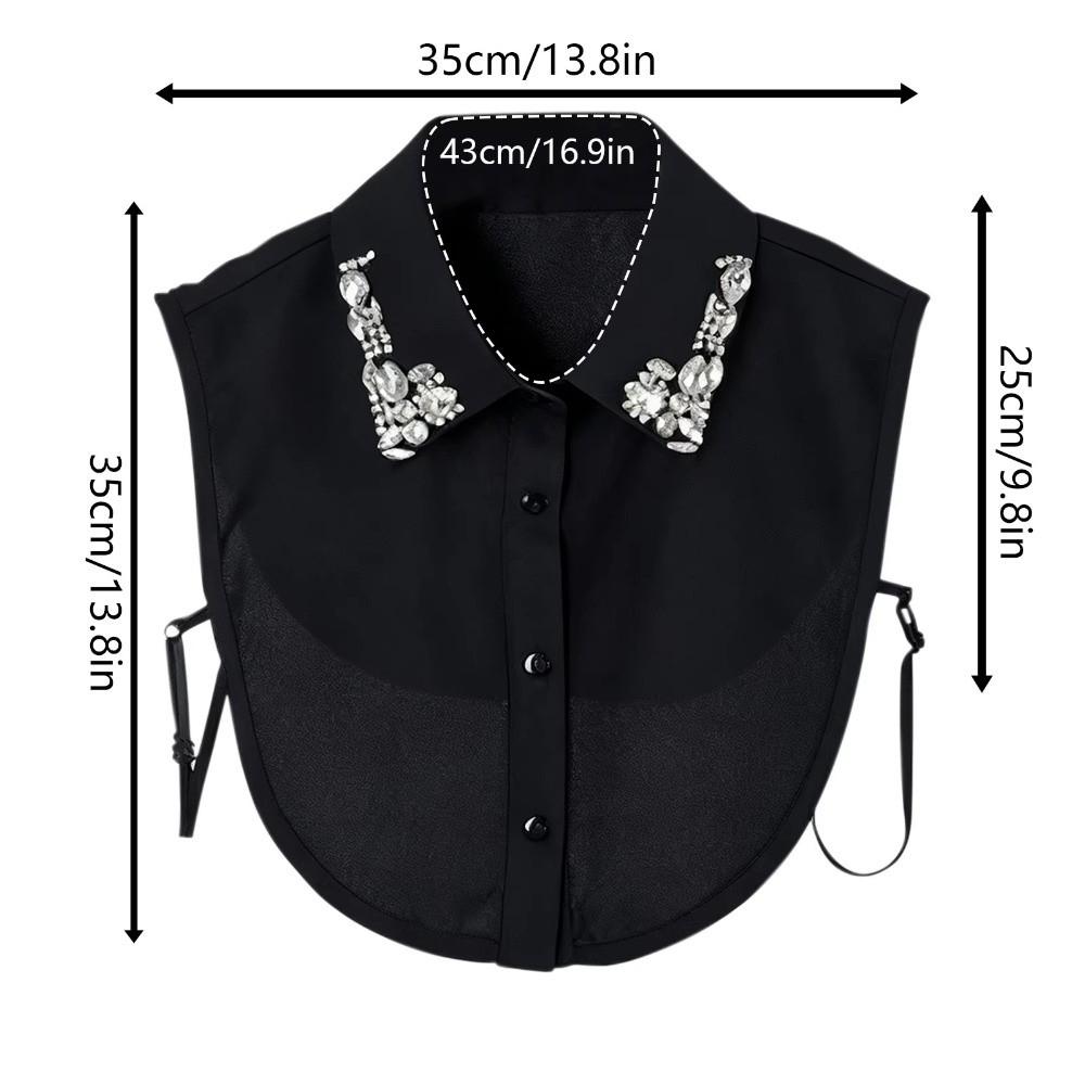 Top Halsbekleidung Abnehmbarer Kragen Baumwolle Revers Falscher Kragen Vintage Falscher Hemdkragen Bluse Tragen