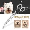 7.5-Inch Curved Tooth Pet Grooming Comb & Thinning Shears Set