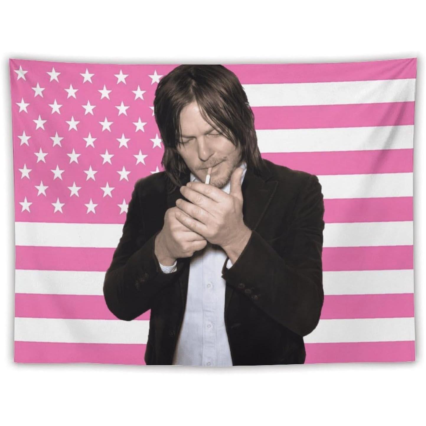 Tapestry ykhjsdmz Daryl Star Dixon Pink 75x100