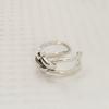 Retro Geometric Knot Ring - Japanese Korean Style, Versatile Openable Design