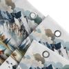 Watercolor Mountain Lake Shower Curtain Nature Landscape Art Bathroom Decor Waterproof With Complimentary Hook Elevate Space