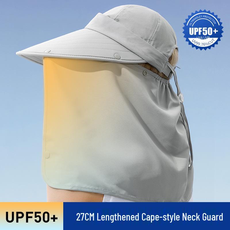 Unisex Summer Fishing Hat with Large Brim and Detachable Top