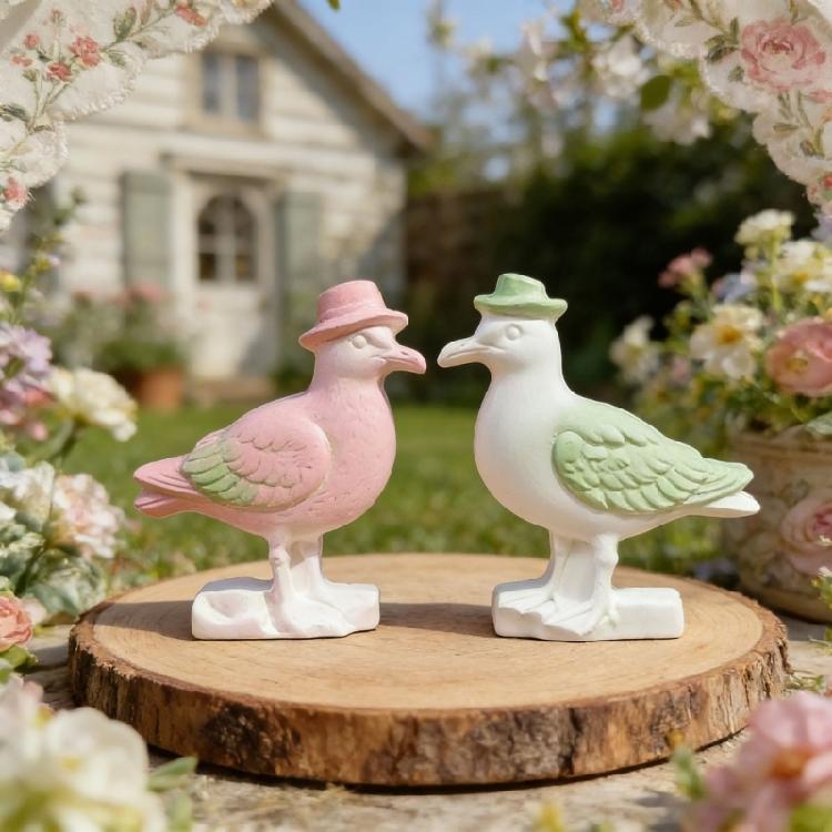 2Pcs Bird Shape Silicone Molds for Handmade Candle Soap Easy Demolding Multipurpose Silicone Mould for Resin Casting