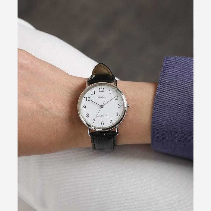[Citizen Q&Q] Analog Watch Waterproof Leather Strap Q996-304 Men's White Black