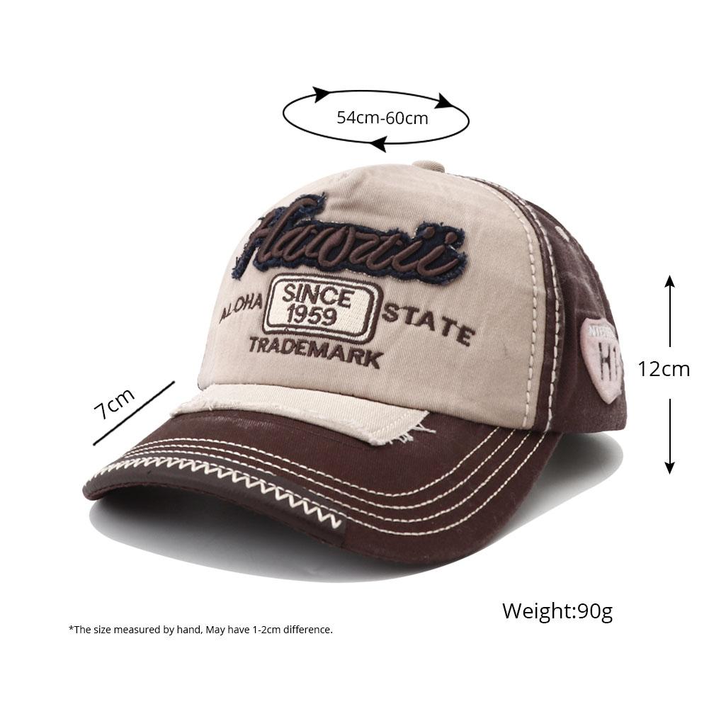 Baseball Cap Outdoor Use Sun Protection Hat For Men And Women Letter Print Embroidery Baseball Caps Vintage Hip Hop Snapback Hat Gorras Latest Wide