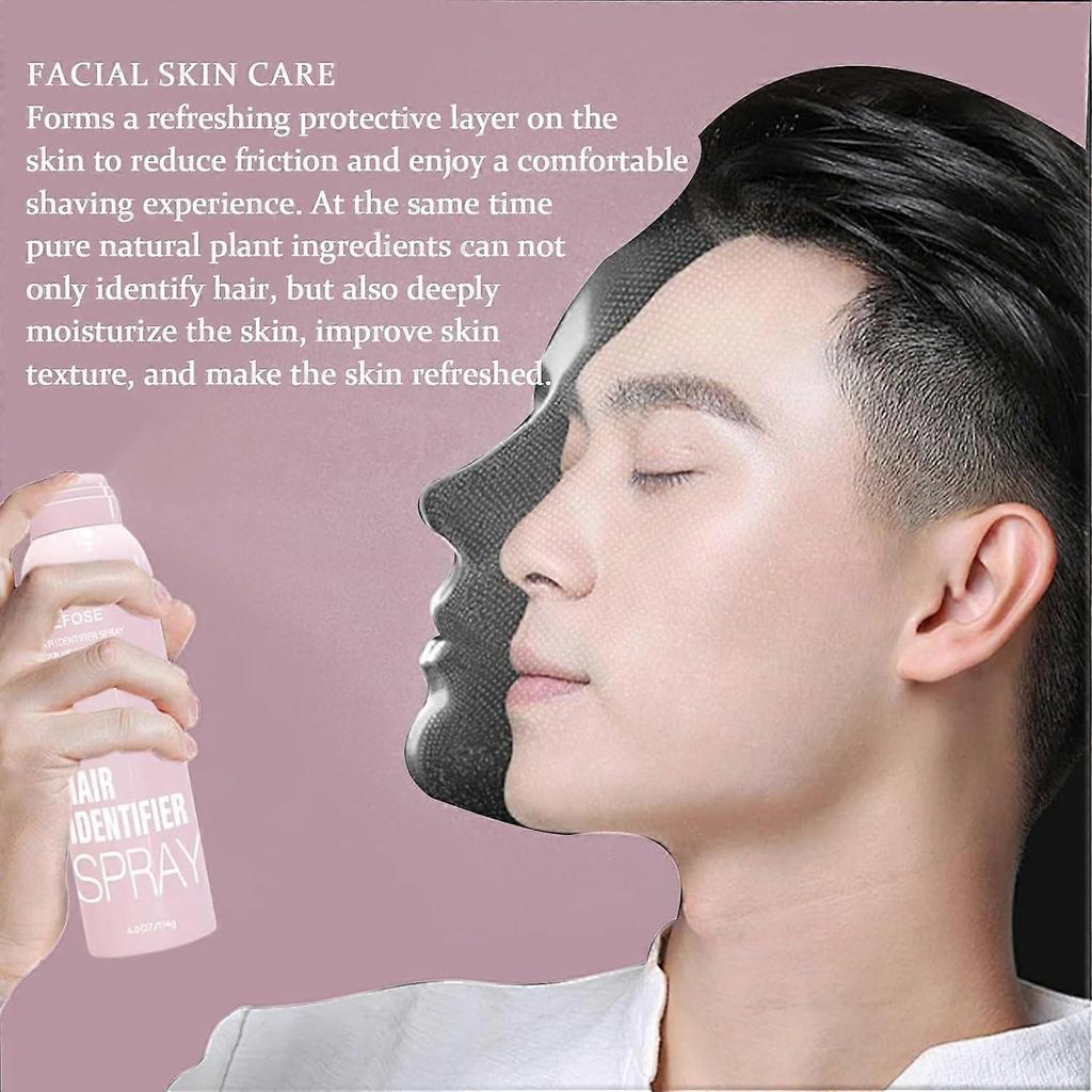 Hair Identifier Spray For Face Shaving, Hair Identifier Spray For Face Dermaplaning, Facial Hair Identifier Spray For Dermaplaning, Hair Identifier Sp