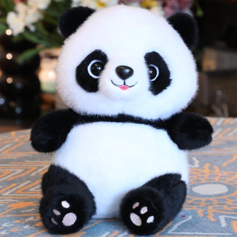 Cute Simulated Panda Plush Doll Toys Home Decoration Decoration Doll Birthday Commemorative Gift