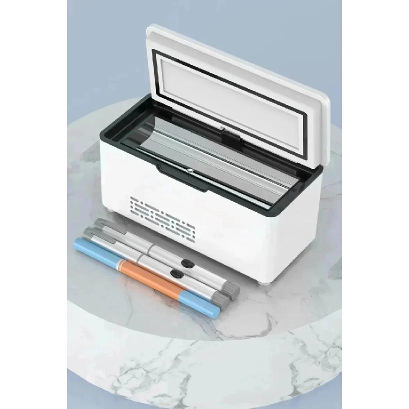 5V 110V-240V Portable Insulin Refrigerator Mini Home 0-18℃ Refrigeration USB Plug In Small Refrigerator Without Battery