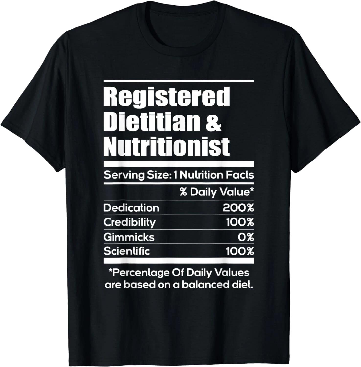 

Registered Dietitian And Nutritionist - Dietetics Diet Coach Gift Unisex T-Shirt 2XL