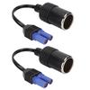 2pcs EC5 Cigarette Lighter Socket Car Female Converter for 12V Car Battery Booster