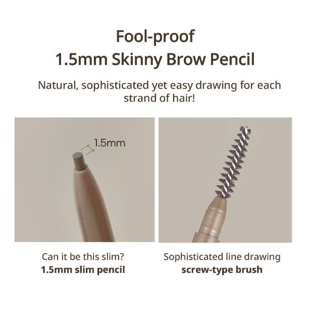 Peripera Speedy Skinny Brow 7 Colors