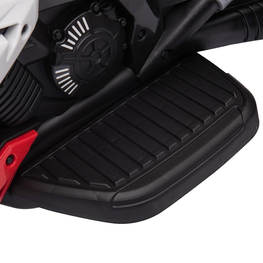 Kids Electric Motorcycle, 6V Ride On Motorcycle with 3 Wheels, LED Headlight, Music, Horn for Boys Girls 3-5 Y, Red