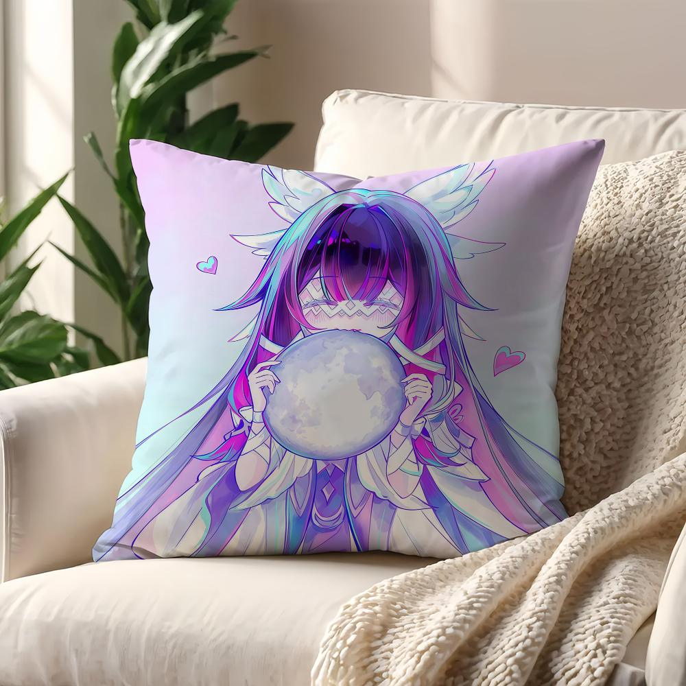 GGenshin Columbina Impact cushion cover For Pillow Printing Sofa Decoration Home Car Room Coffee Shop Office Nordic Simplicity