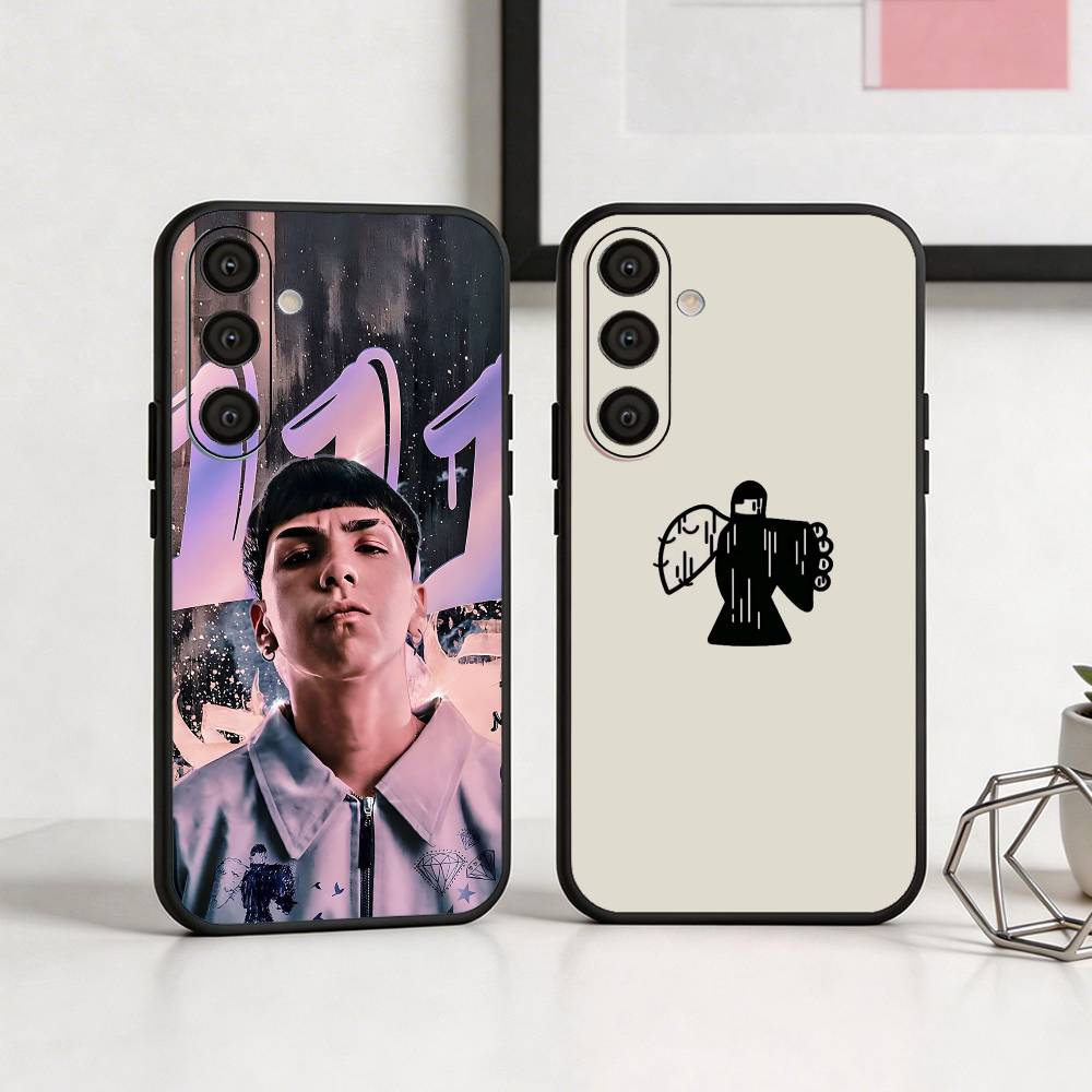 Singer M-Milo J Phone Case For Samsung A73,72,71,A52,51,40,41,A22,A32,31,A13, Soft Black Shell