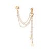 Sexy Spice Girls ins Wind U-shaped Ear Clips Ear Needles Personalized Creative Connected Pearl Ear Buckles