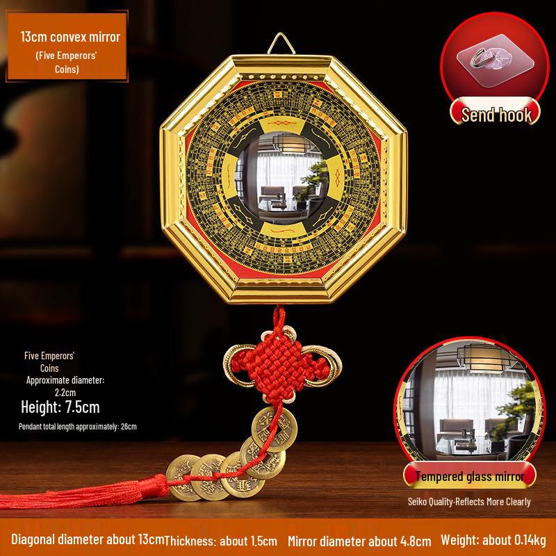 Wypukłe lustro Bagua Tai Chi do dekoracji domu i sklepu