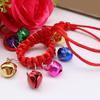 Handmade Red Rope Cat Collar with Cute Bell Fashion Lightweight Comfortable Pet Accessories