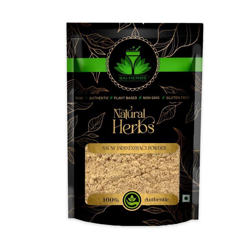 SAI HERBS Saunf Jadd Extract Powder - Fennel Root Ext Powder - Natural Botanical Extract (100 g)