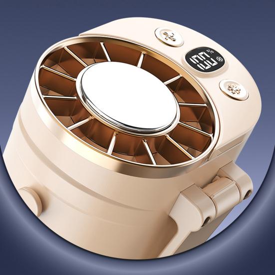 Portable Waist Clip Cooling Fan Speed Adjustable Fast Cooling USB Rechargeable Fan Low Noise Personal Air Conditioner for Outdoor Office Travel