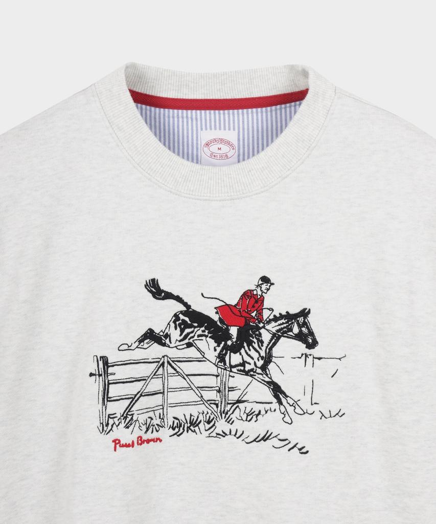 BROOKS BROTHERS Hunting Sweatshirt (Ivory) (Bbnpmmf301)