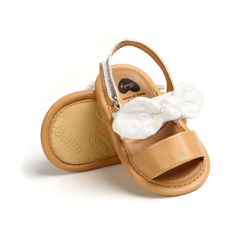 Summer Baby Girls Bow First Walkers Soft Bottom Shoes Girls Baby Toddler Sandals