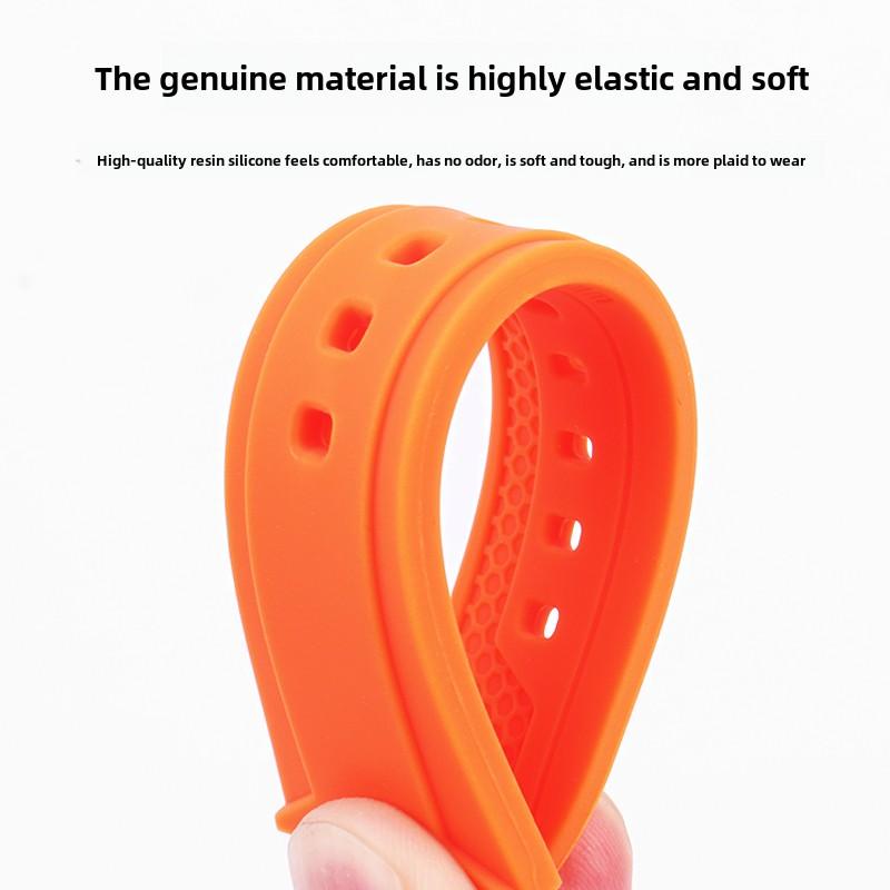 Cinturino in Gomma di Alta Qualità per Orologi Oris Aquis Serie 7330 7740 24x11mm 24x12mm cinturino curvo Uomo silicone Subacqueo Braccialetto