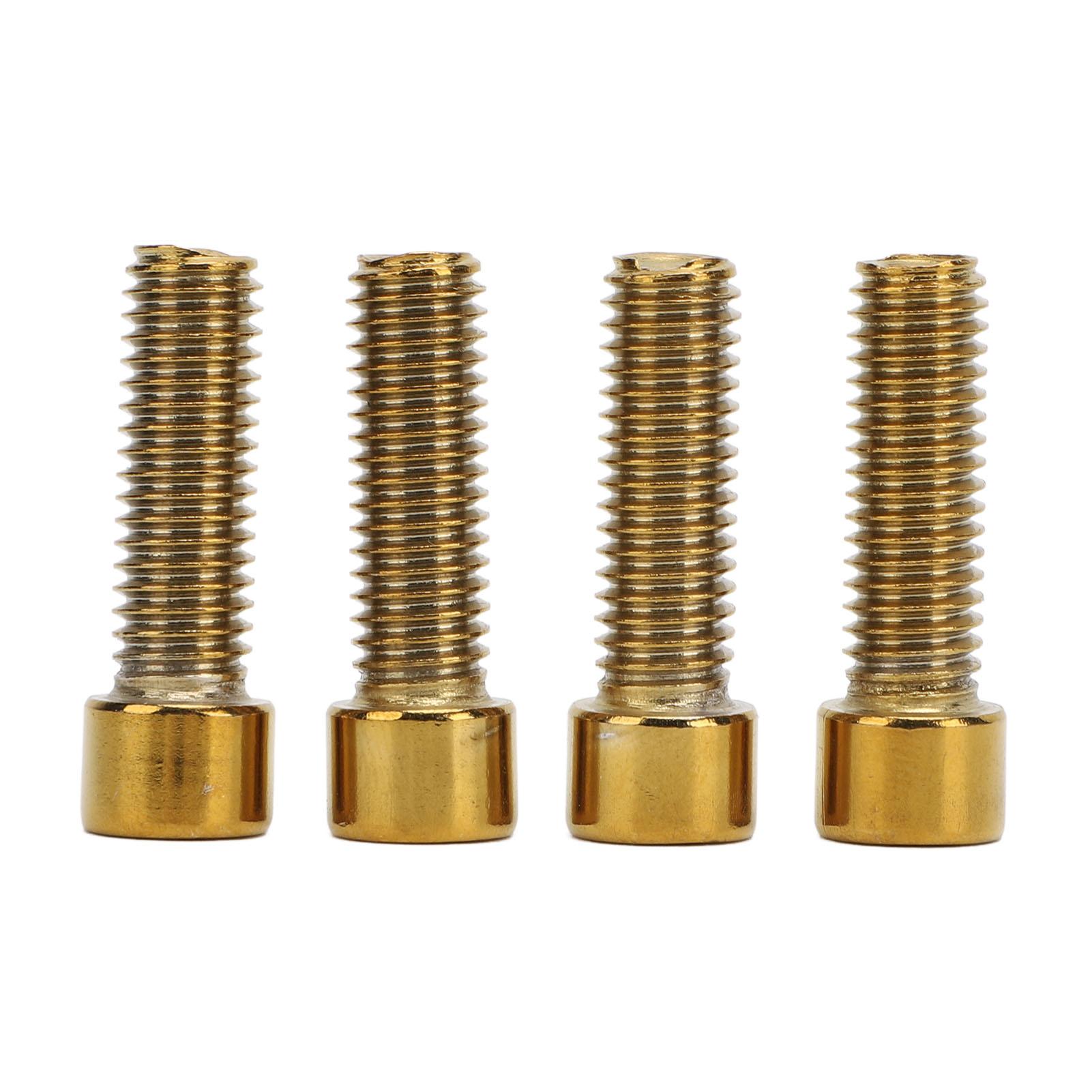 Lot de 4 Guidons de Moto M8 X 32mm Acier Inoxydable Haute Dureté Anodisé Remplacement pour   SR  00 GT125
