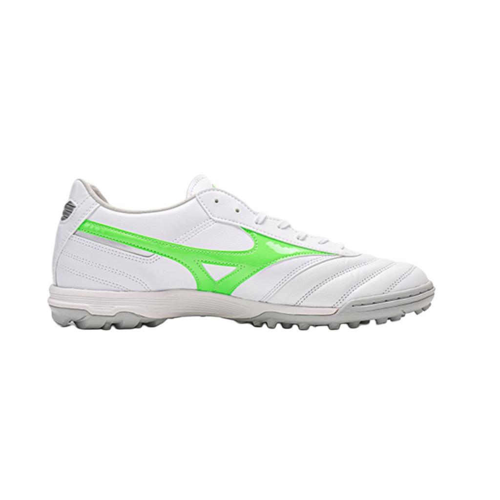 Mizuno MORELIA 2 TF Rubber Broken Studs Cushioning Soccer Shoes Unisex White Green Mizuno P1GD251437