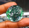 Unique Quality 112.55 Carat Round Shape Green Quartz Lab Created Certified Brazil Gemstone SN628