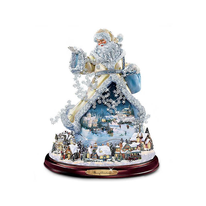 9 tipi di albero di Natale rotante scultura treno decorazioni incolla cristallo ghiacciato albero di Natale vetrofanie decorazioni natalizie per la casa