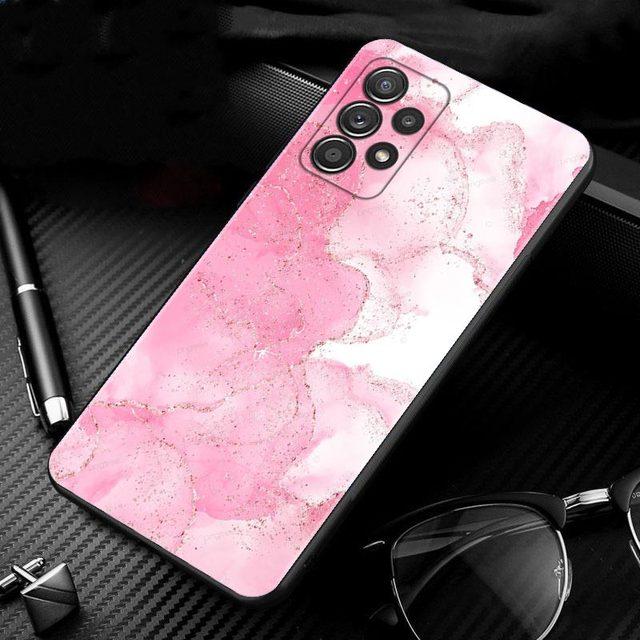 Fall für Samsung Galaxy A71 A51 A41 A12 A21s A23 A52 A72 A22 A03s A52s A53 A73 A32 A33 A13 Schönheit Marmor Gold Textur Quicksan