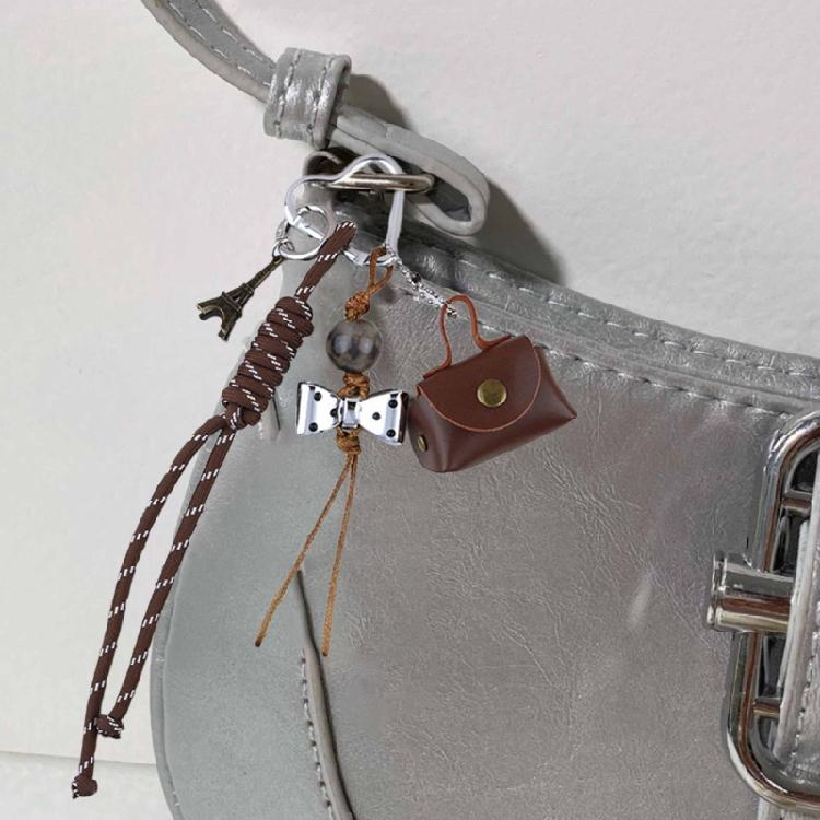 Elegant Keyring Bag Adornment Bags Pendant Ornament Offers Both Functionality and Aesthetic Appeal for Everyday Use