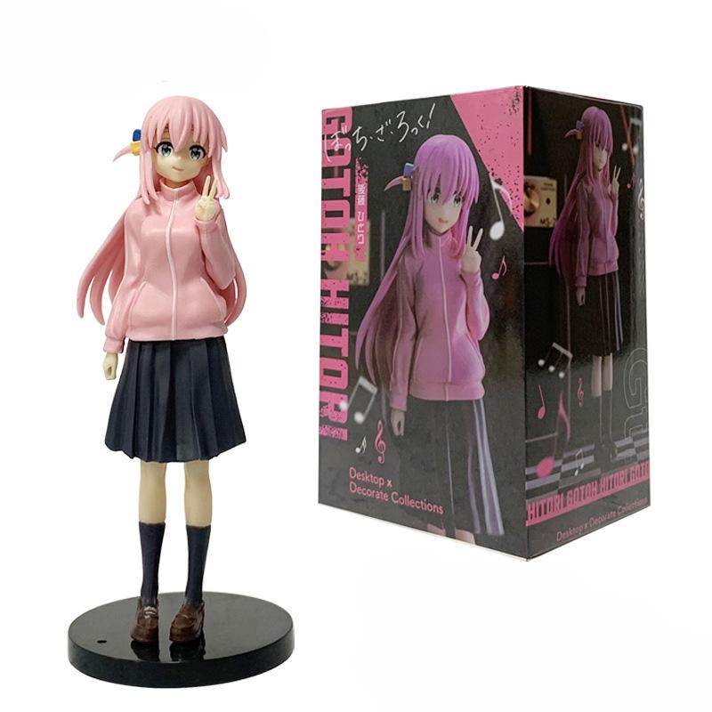 10cm BOCCHI THE ROCK! Anime Figure #2069 Gotoh Hitori Action Figure Kawaii Guitarist Girl Figure PVC Collectible Model Toys