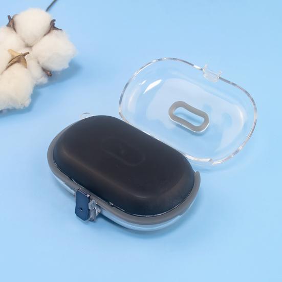 Pouzdro na sluchátka kompatibilní s Bluetooth s přesnými nabíjecími otvory Prachotěsný vodotěsný ochranný kryt pro otevřená sluchátka TOZ0