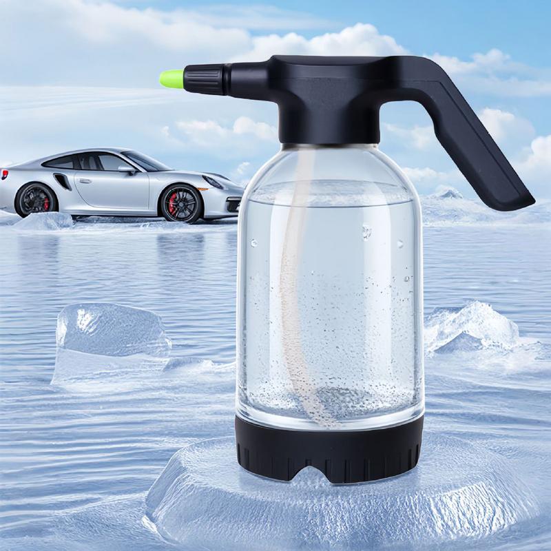 Electric Foam Sprayer For Car Wash 2L Battery Powered Plant Mister Spray Bottle Handheld Auto Washing Detailing Cleaning Kettle